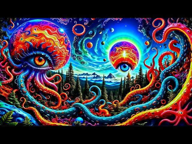 Soothing Psychedelic Visions - AI Crafted Surreal Motion Art