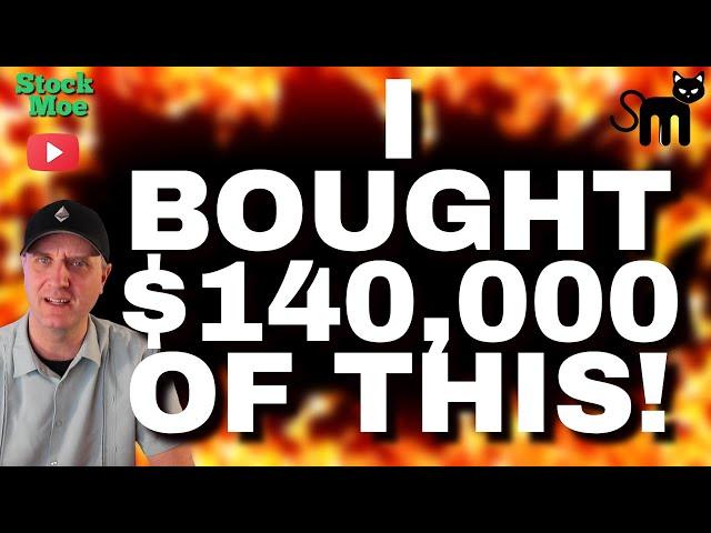 URGENT! I Bought $140,000 Of This Stock! Best Stocks To Buy NOW!