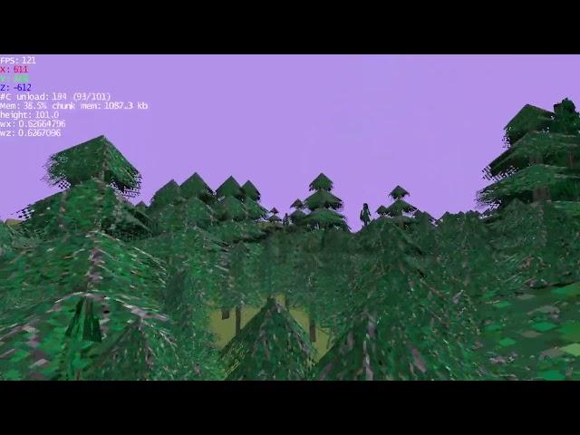 Biomes! Trees! Transvoxel algorithm!