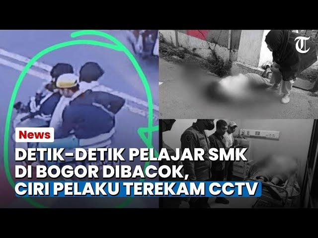 Rekaman CCTV Memperlihatkan Pelaku Pembacokan Berjumlah 3 Orang Mengendarai Motor