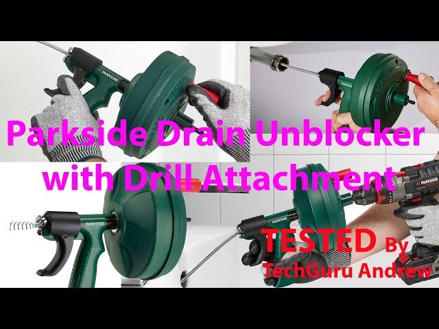 Parkside Drain Unblocker with Drill Attachment