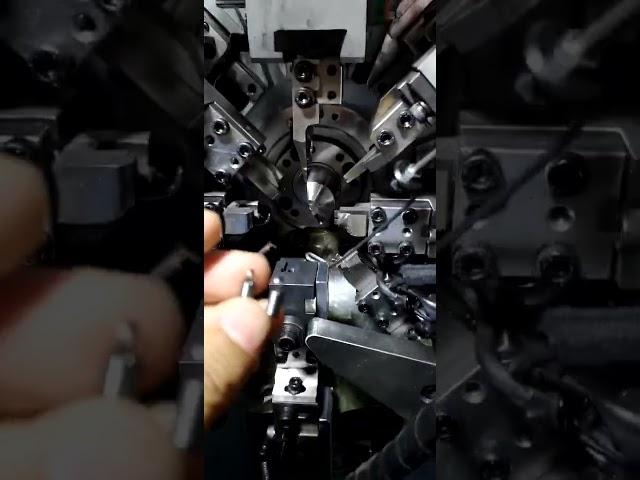 Automatic spring making machine