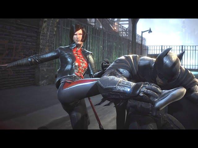 Lady Shiva kicks Batman's ass (part 1) - Reverse Ryona