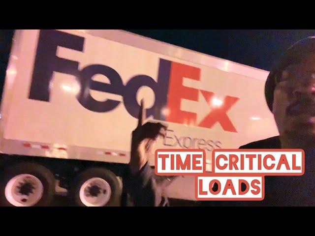 Team Trucking Couple: FEDEX/ TIME CRITICAL LOADS | TIME MANAGEMENT