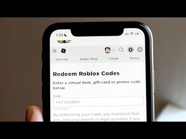 How To FIX Invalid Code On Roblox Redeem!