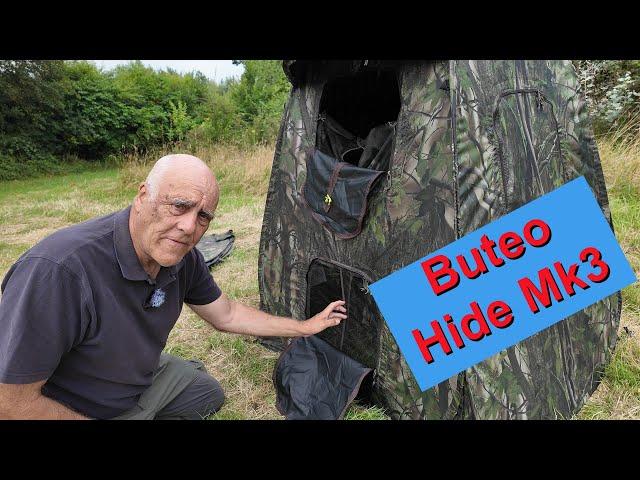 I try out the latest Buteo hides. The Mk 3 Photo Hide for one person and the Aquila two person hide.