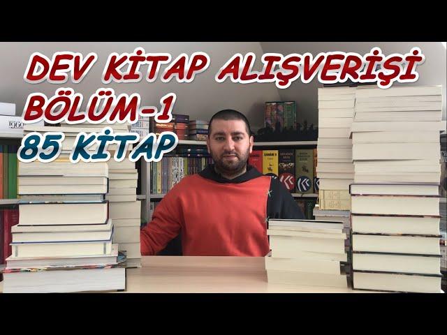 DEV KİTAP ALIŞVERİŞİ-2022 | Bölüm-1 | 85 Kitap 