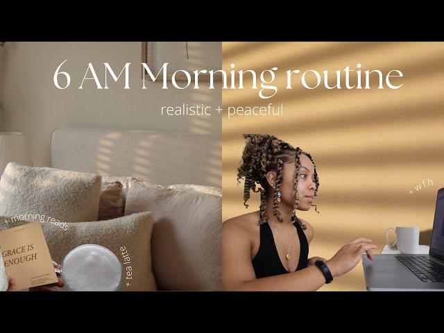 morning routine | 6:00 am | simple and realistic