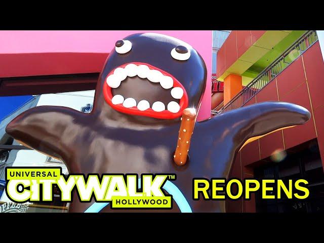 Universal CityWalk Hollywood reopening day full tour