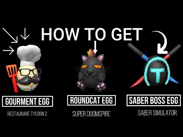 How to get Gourment Egg,Roundcat Egg and Saber Boss Egg+funnymoments [Roblox Event Egg Hunt 2020]