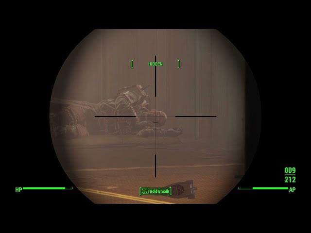 Fallout 4 : .50 cal to the face while asleep