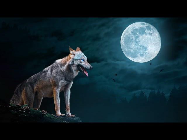 The howling of the wolves. 10 hours of wolf sounds