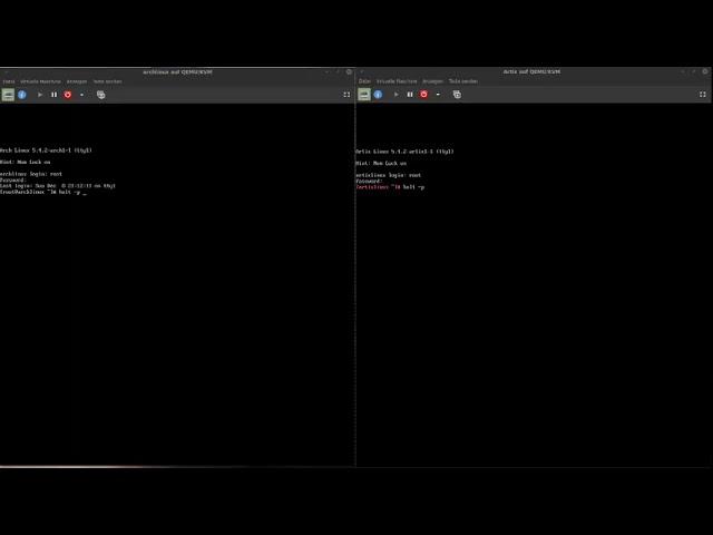 Artix Shutdown open-rc vs systemd