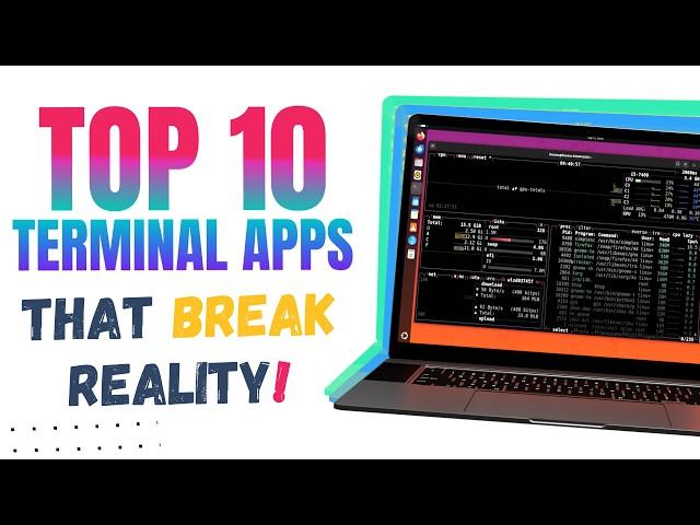 Top 10 INSANE Linux Terminal Applications You Should Be Using! (Command Line Sorcery)