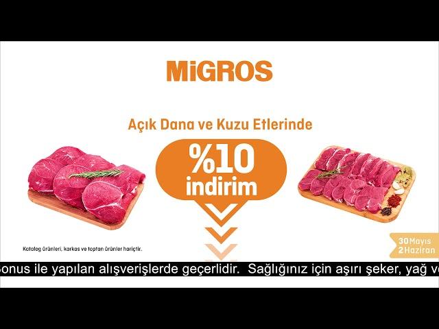 Taze Festivali Migros ve Migros Sanal Market'te | Açık Dana ve Kuzu Etleri