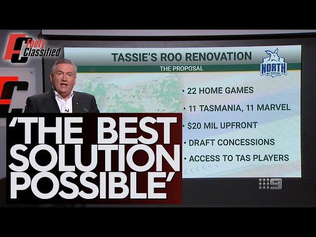 Eddie McGuire's BIG plan for a Tassie team - Footy Classified | Footy on Nine