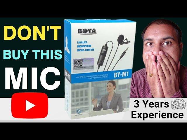 Don't Buy Boya M1 Mic | Boya by M1 Mic Review | Boya M1 Mic not supporting for Mobile | Boya M1 Mic