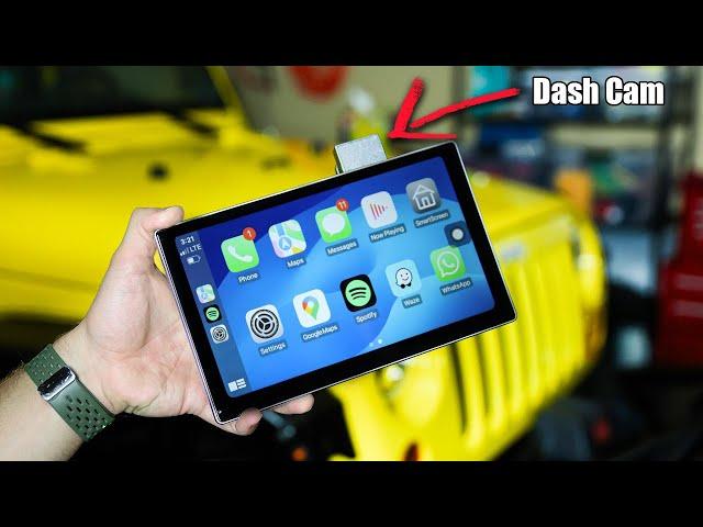 Apple CarPlay & Android Auto Stereo Display Screen with 4K dash cam + Backup Camera | Volam