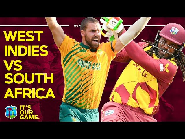 Lewis Smashes 71 and Gayle Steers Windies Home With The Bat | West Indies v South Africa IT20