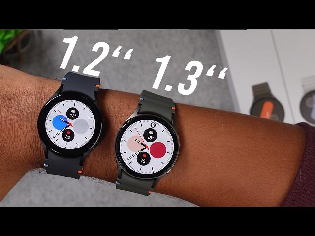 Samsung Galaxy Watch 7 (40mm) vs FE - Größenvergleich am Handgelenk! 1,3'' vs 1,2''