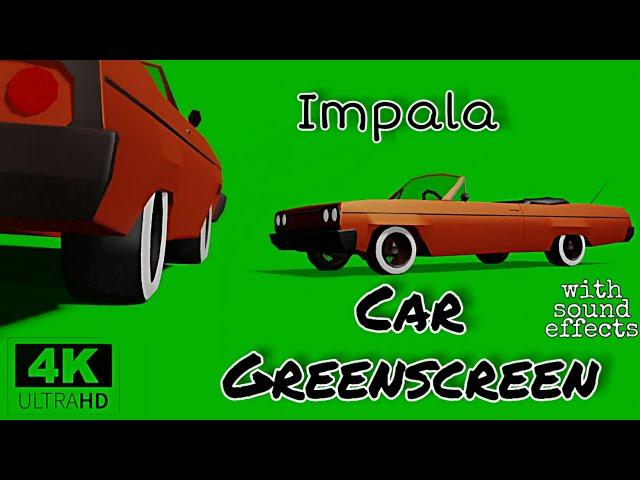 Greenscreen car hd video chroma key effect