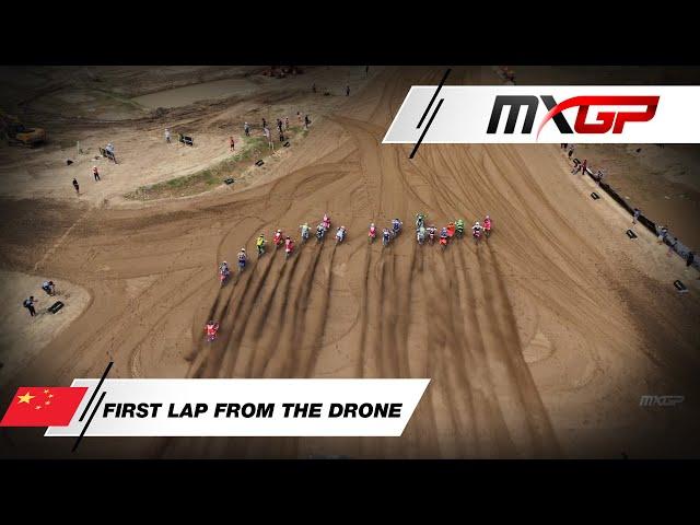 First Lap from the drone | MXGP Race 1 | Oriental Beauty Valley MXGP of China 2024