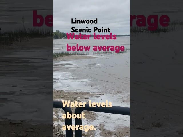 Linwood Scenic Point. 2025 upgrades, water levels low. #saginaw #saginawmichigan #linwood #water