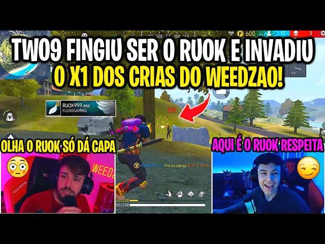 TWO9 FINGIU SER O RUOK E INVADIU O X1 DOS CRIAS DO WEEDZÃO DEIXANDO TODO MUNDO ASSUSTADO!