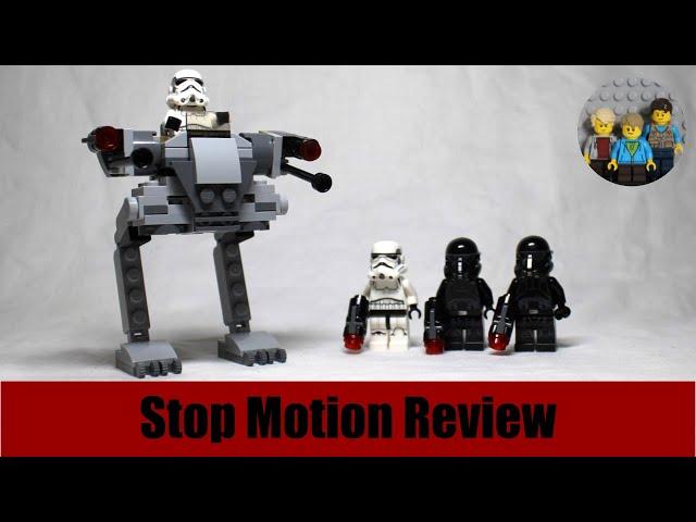 Lego Star Wars Imperial Trooper Battle Pack 75165 Stop Motion Review (2017)