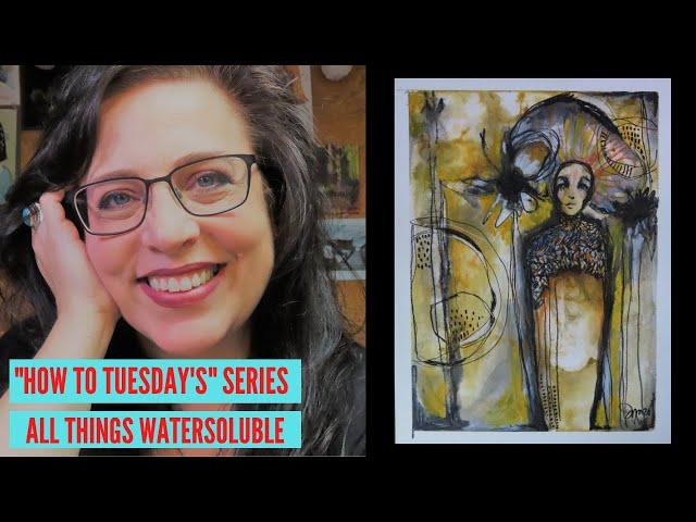 THIS WEEK'S #HOWTOTUESDAYS LESSON IS  ALL ABOUT #DRPHMARTININKS AND #MIXEDMEDIA