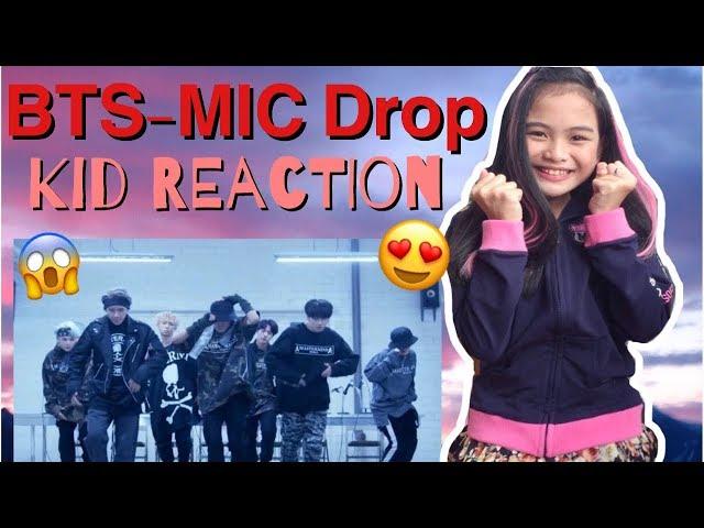 BTS MIC Drop (Steve Aoki Remix) Official MV (KID REACTION)