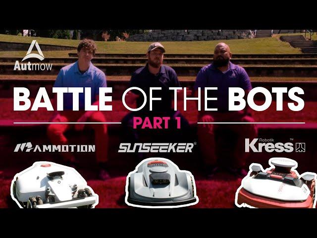 Battle of the Bots PART 1: Luba 2 vs Sunseeker Vs Kress