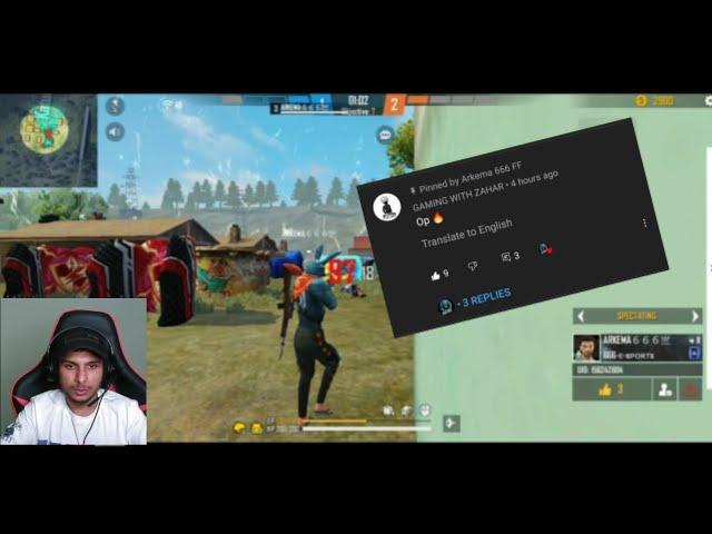 1 vs 4 | Gaming with Zahar commented on this video ️ | #nonstopgaming @nonstopgaming