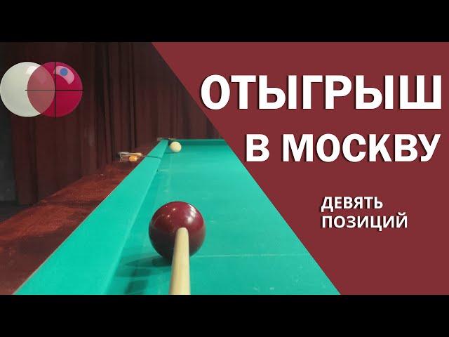 ОТЫГРЫШ В "МОСКВУ". РАЗБОР ДЕВЯТИ ПОЗИЦИЙ