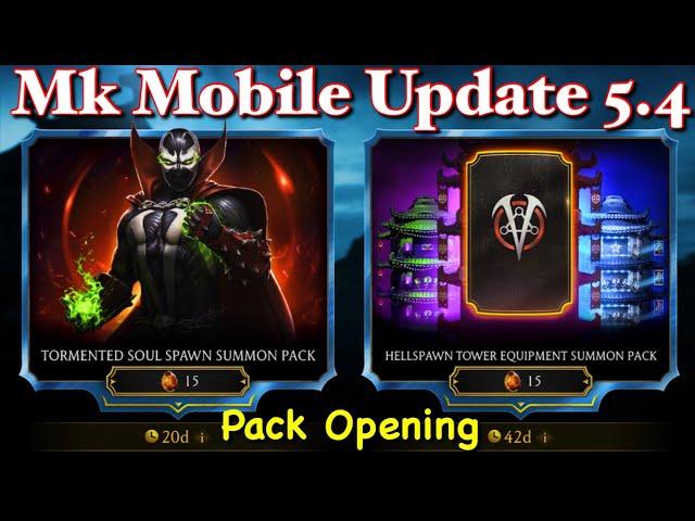 Mk Mobile Update 5.4 Pack Opening (Tormented Soul Spawn Summon Pack)