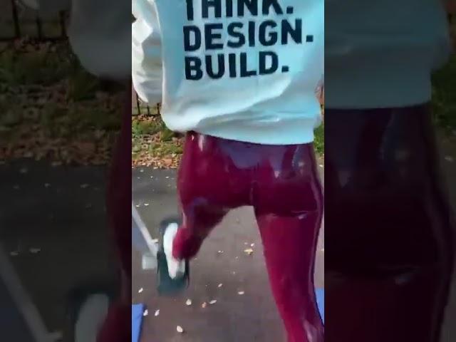 Public Latex Pants