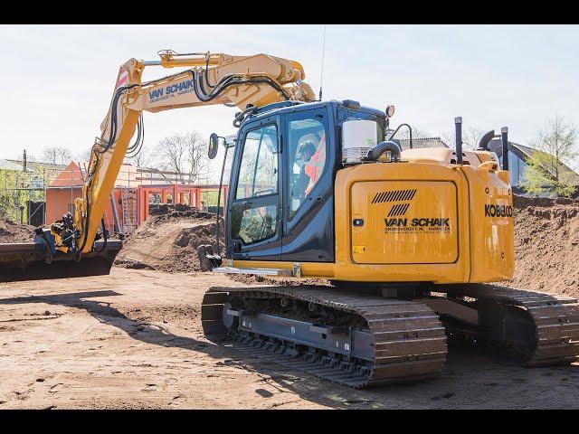 Van Schaik Grondverzet B.V. kiest voor een Kobelco SK140SRLC 2PB