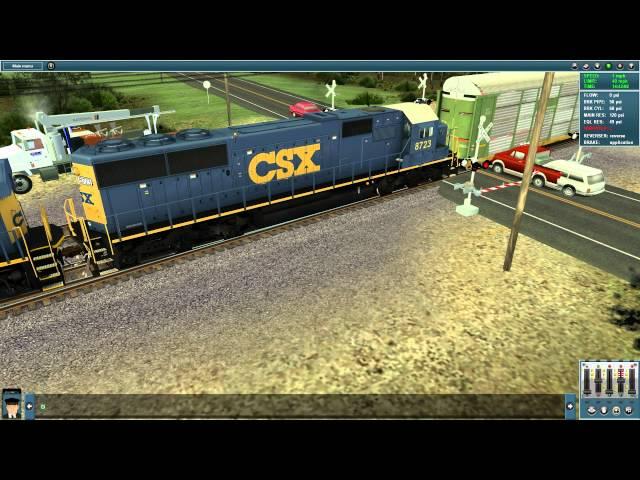 [HD] TrainzWatching: CSX Q235 Auburndale - Plant City (Trainz Simulator 12)