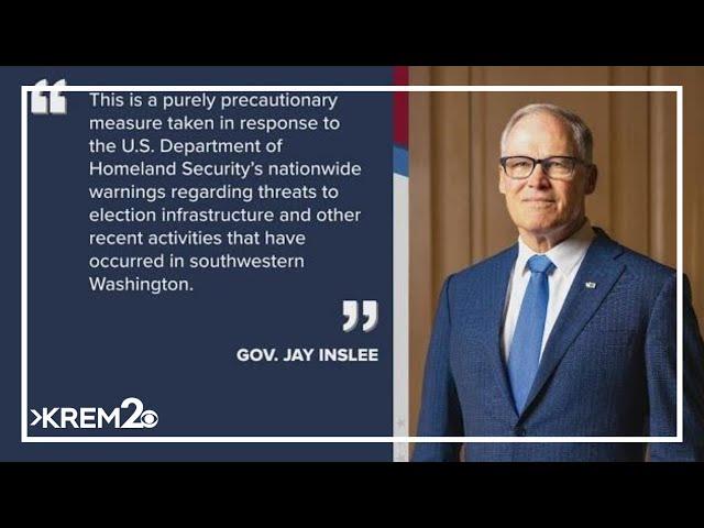 Washington Governor Jay Inslee increasing election security