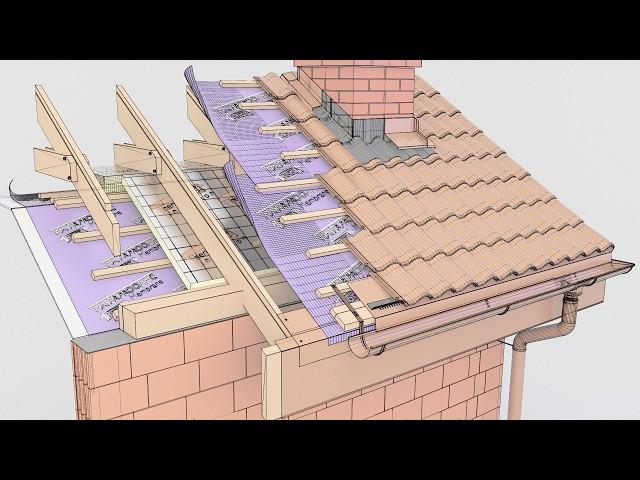 How to model roof with rafters in #revit 2025