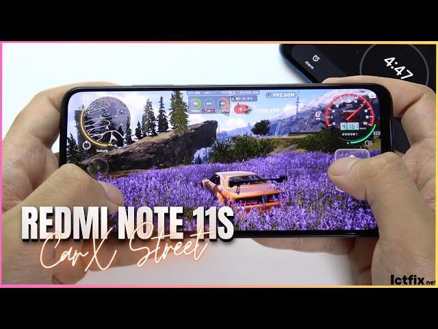 Redmi Note 11s CarX Street Gaming test | Helio G96, 90Hz Display