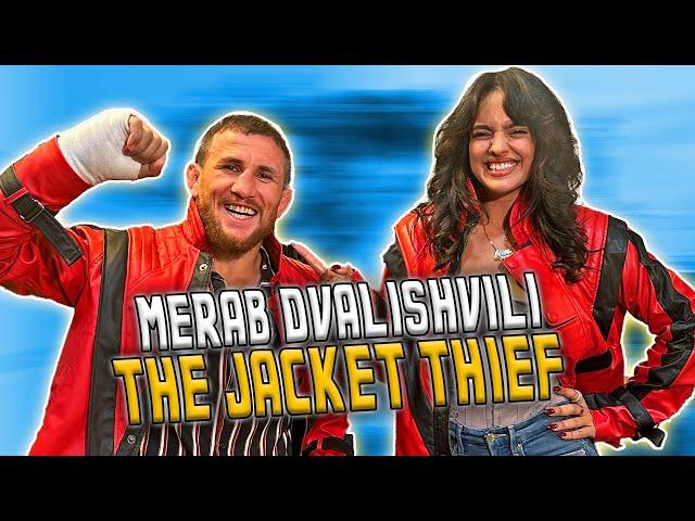 Why did Merab Dvalishvili steal the jacket?