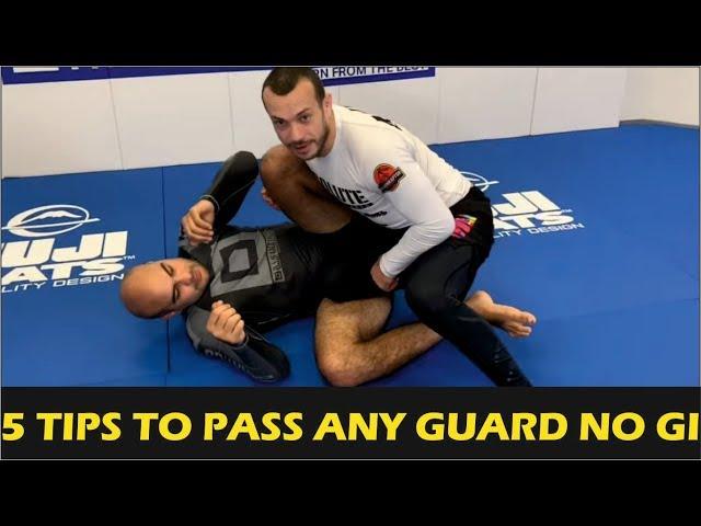 5 Tips To Pass Any Guard No Gi by Lachlan Giles