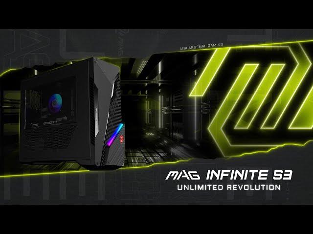 MAG Infinite S3 14th - Unlimited Revolution | Gaming Desktop | MSI