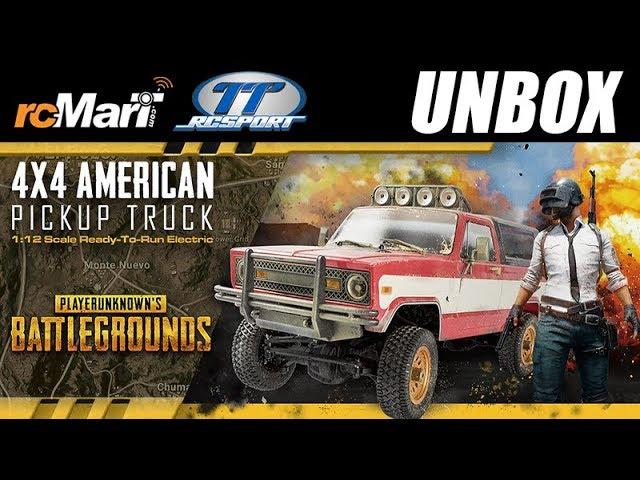 Licensed PUBG 4x4 American Pick Up Truck | rcMart Exclusive – PUBG Fans Must Have - TT RCSport