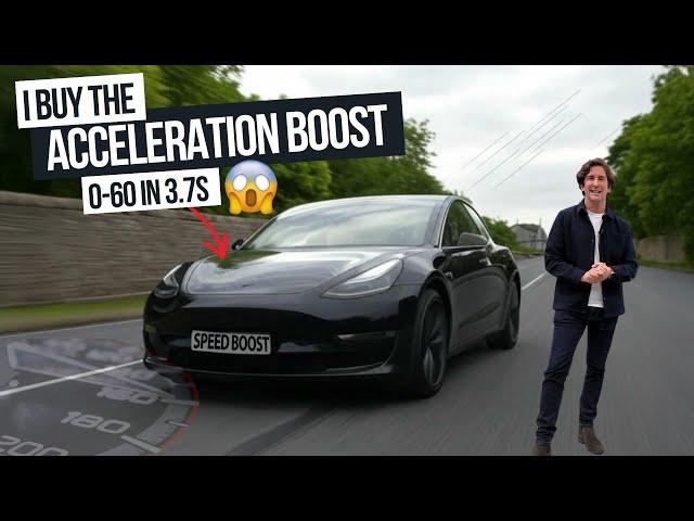 I Buy the Tesla Model 3 Acceleration Boost - 0-60 in 3.7s!