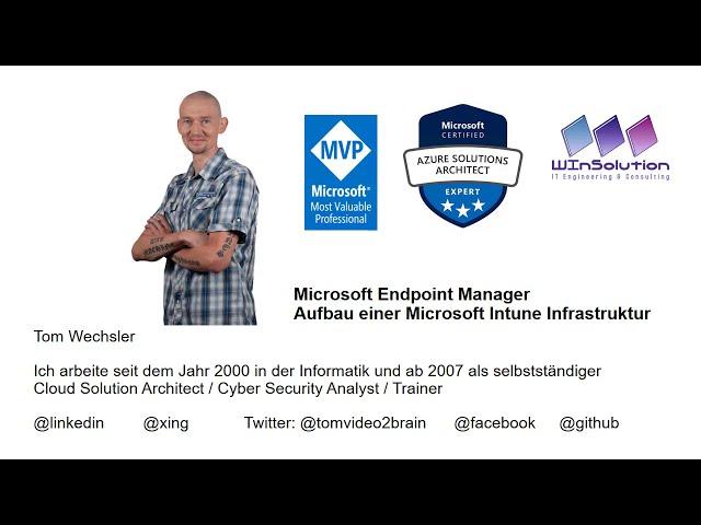 Microsoft Endpoint Manager: Aufbau einer Intune Infrastruktur - Folge 1 - Microsoft Testversion