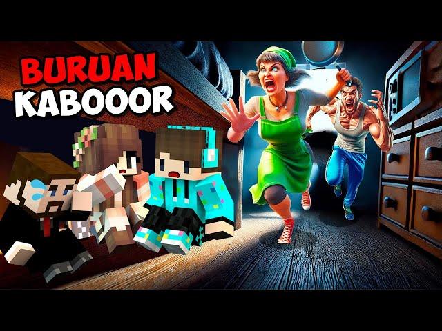 JANGAN DEK YA ... JANGAN ... Drama Tiga Bocil Yang Ingin Kabur Teori Schoolboy Runaway Minecraft