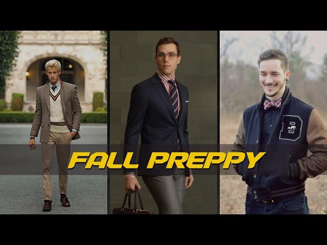 Fall Preppy | Men's Style Guide to Mastering Ivy League Aesthetics