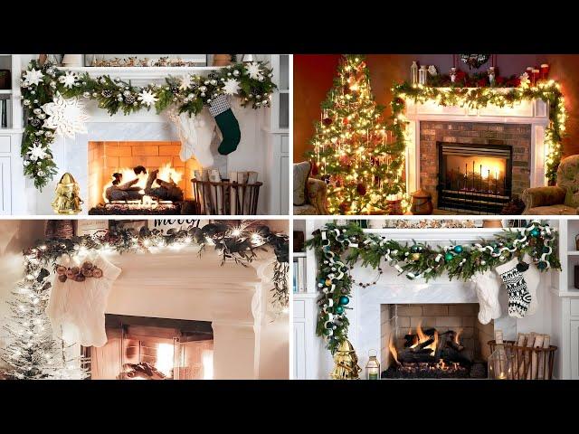 +100 CHRISTMAS DECOR IDEAS 2024 - CHRISTMAS MANTEL DECORATING IDEAS - CHRISTMAS DIY DECORATIONS 